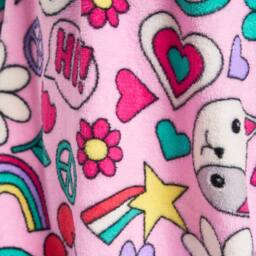 OHS Kids Positive Vibes TV Blanket Coral Fleece Wearable Throw - thumbnail 3