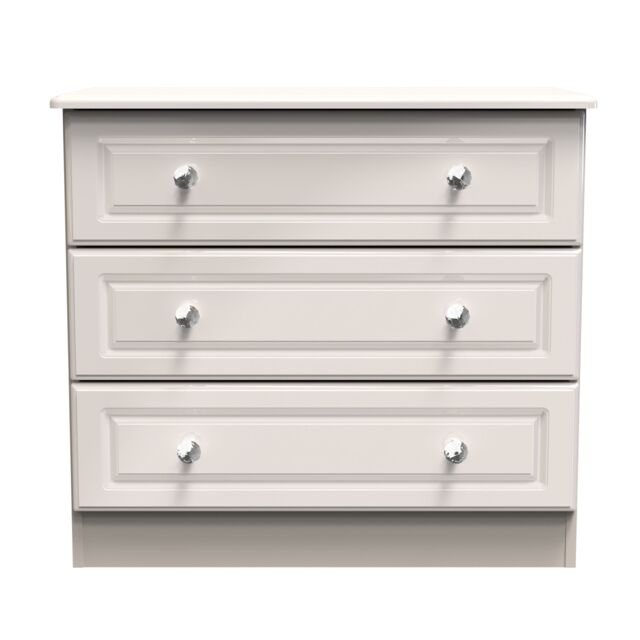 Ready Assembled 2 U Stratford 3 Drawer Chest (Ready Assembled) in Taupe - image 1
