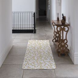 Benjamin Tate Design Anchor & Chains Runner Rug in Natural - Size: 67 cm x 230 cm - thumbnail 3