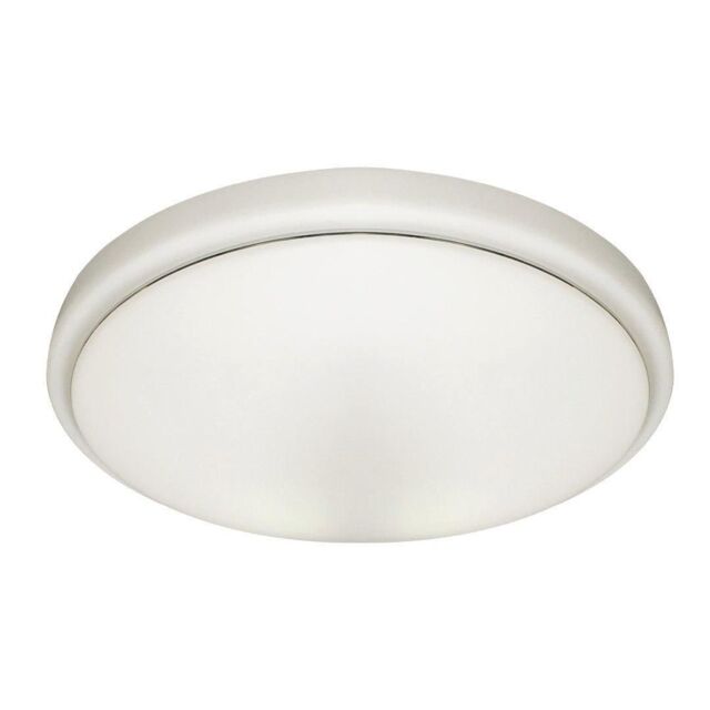 Milagro Pepe LED Ceiling 39cm Light Indoor/Outdoor Water Resistant in White - image 1