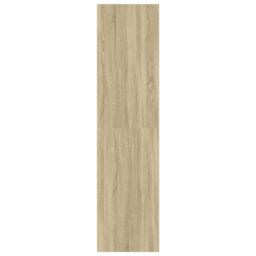 Berkfield Home Wardrobe Sonoma Oak 30x50x200 cm Engineered Wood in Brown - Size: 30 x 50 x 200 cm - thumbnail 5