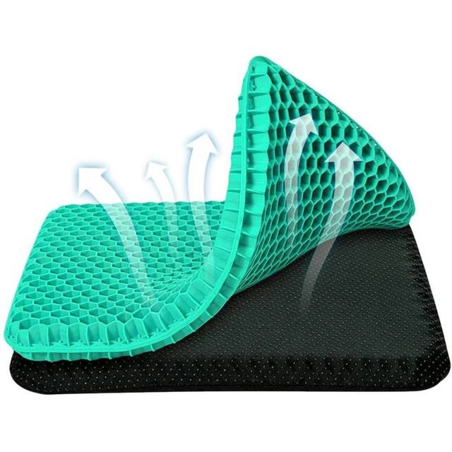NESTLUNE el Seat Cushion Pain Pressure Relief Office Car in Green - Size: 120 cm x 135 cm - image 1