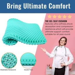 NESTLUNE el Seat Cushion Pain Pressure Relief Office Car in Green - Size: 120 cm x 135 cm - thumbnail 6