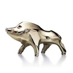 baccarat Zodiac Crystal 2019 The Year of The Pig Gold Figurine - Size: 1 Pack - thumbnail 1
