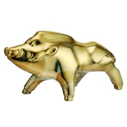 baccarat Zodiac Crystal 2019 The Year of The Pig Gold Figurine - Size: 1 Pack - thumbnail 4