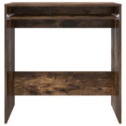 Berkfield Home Computer Desk Smoked oak Particle board Compact Simple in Brown - thumbnail 5