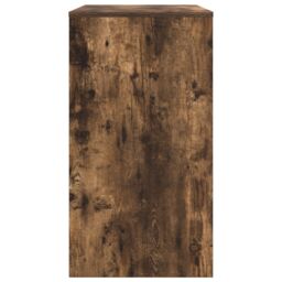 Berkfield Home Computer Desk Smoked oak Particle board Compact Simple in Brown - thumbnail 6