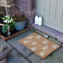 Artsy Mats Ghost Pattern Coir Doormat (60 x 40cm) in Brown - Size: 40 x 60 cm - thumbnail 3
