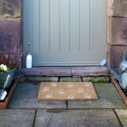 Artsy Mats Ghost Pattern Coir Doormat (60 x 40cm) in Brown - Size: 40 x 60 cm - thumbnail 8