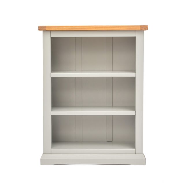 Cabinet Bits Bookcase with Plinth 90x70x25cm in Light Grey - Size: 90 x 70 x 25 cm - image 1