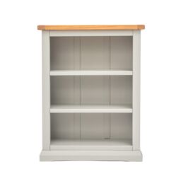 Cabinet Bits Bookcase with Plinth 90x70x25cm in Light Grey - Size: 90 x 70 x 25 cm - thumbnail 1