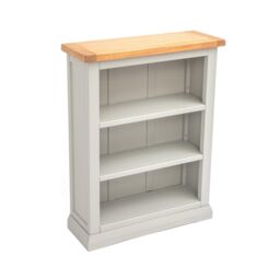Cabinet Bits Bookcase with Plinth 90x70x25cm in Light Grey - Size: 90 x 70 x 25 cm - thumbnail 3