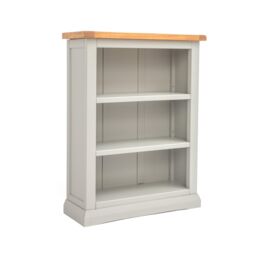 Cabinet Bits Bookcase with Plinth 90x70x25cm in Light Grey - Size: 90 x 70 x 25 cm - thumbnail 2