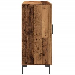 Berkfield Home Sideboard Old Wood 90x34x80 cm Engineered Wood in Brown - Size: 90 x 34 x 80 cm - thumbnail 6