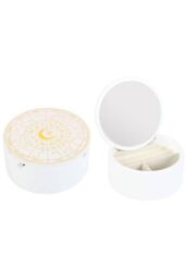 KDMD Astrology Wheel Jewellery Storage Box in White - thumbnail 1