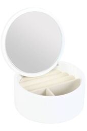 KDMD Astrology Wheel Jewellery Storage Box in White - thumbnail 3