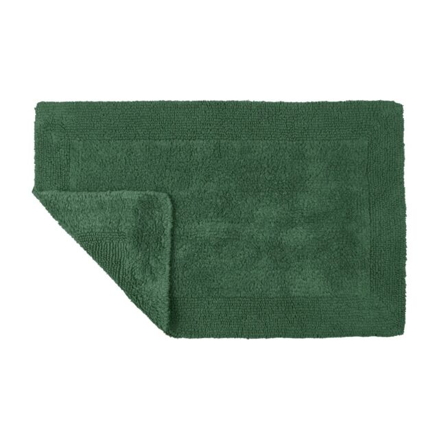 Allure Bath Fashions Elegance Reversible Heavyweight Bath Mat in Dark Green - image 1