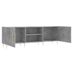 Berkfield Home TV Cabinet Concrete Grey 150x30x50 cm Engineered Wood - Size: 150 x 30 x 50 cm - thumbnail 6