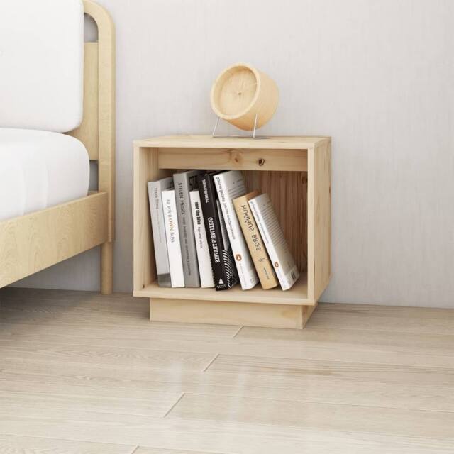 Berkfield Home Elegant Bedside Cabinets 2 pcs 40x30x40 cm Solid Wood Pine in Light Brown - Size: 40 x 30 x 40 cm - image 1