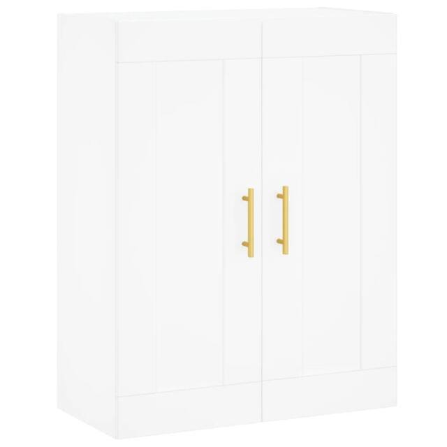 Berkfield Home Wall Mounted Cabinet White 69.5x34x90 cm Engineered Wood - image 1