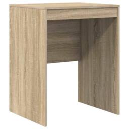 Berkfield Home Computer Desk Sonoma oak Particle board 60 x 50 x 76 cm in Light Tan