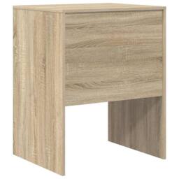 Berkfield Home Computer Desk Sonoma oak Particle board 60 x 50 x 76 cm in Light Tan - thumbnail 7