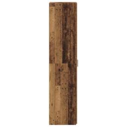 Berkfield Home Highboard Old Wood 45x42.5x185 cm Engineered Wood in Brown - thumbnail 9