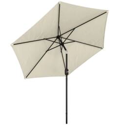 Nordara 2.6M Garden Umbrella Aluminium Pole Tilt Crank in Cream