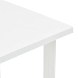 Berkfield Home Garden Table White 80x75x72 cm Plastic - Size: 80 x 75 x 72 cm - thumbnail 4