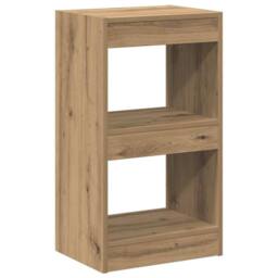 Berkfield Home Book Cabinet/Room Divider Artisan Oak 40x30x72 cm in Brown - Size: 40 x 30 x 72 cm - thumbnail 1