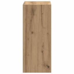 Berkfield Home Book Cabinet/Room Divider Artisan Oak 40x30x72 cm in Brown - Size: 40 x 30 x 72 cm - thumbnail 7