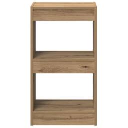 Berkfield Home Book Cabinet/Room Divider Artisan Oak 40x30x72 cm in Brown - Size: 40 x 30 x 72 cm - thumbnail 6