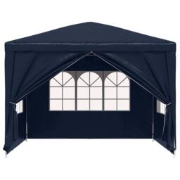 Berkfield Home Party Tent 3x3 m Blue in Navy - thumbnail 3