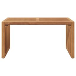 Berkfield Home Garden Side Table 70x37.5x35.5 cm Solid Wood Teak in Brown - thumbnail 5