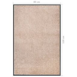 Berkfield Home Doormat Beige 80x120 cm - thumbnail 6