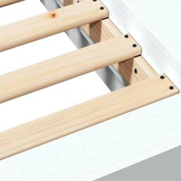 Berkfield Home Bed Frame without Mattress White 180x200 cm Super King - thumbnail 8