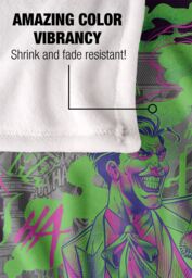 Warner Bros. Clown Prince of Crime Silky Touch Super Soft Throw Blanket 152 X 127 cm in White - thumbnail 4