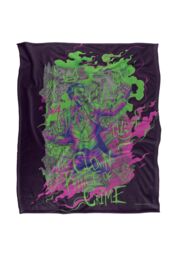 Warner Bros. Clown Prince of Crime Silky Touch Super Soft Throw Blanket 152 X 127 cm in White - thumbnail 1