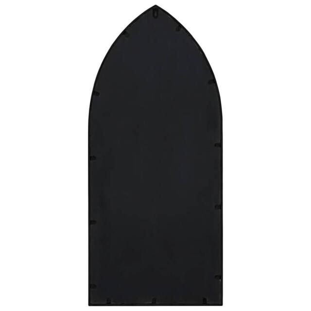 Berkfield Home Decorative Garden Mirror Black 70x30 cm Iron for Outdoor Use - image 1