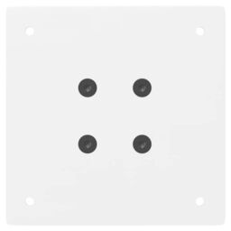 Berkfield Home Coffee Table Legs 4 pcs White 30 cm Steel - thumbnail 6