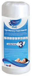 Sareer Furniture Limited Gel Memory Foam Mattress in White - Size: Single - thumbnail 5