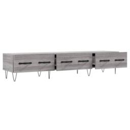 Berkfield Home TV Cabinet Grey Sonoma 150x36x30 cm Engineered Wood - Size: 150 x 36 x 30 cm - thumbnail 6