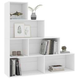 Berkfield Home Classic Book Cabinet/Room Divider White 155x24x160 cm Engineered Wood - Size: 155 x 24 x 160 cm