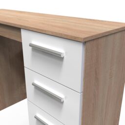 Ready Assembled 2 U Trent Double Pedestal Desk (Ready Assembled) in White - thumbnail 4