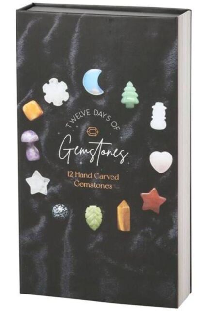 KDMD 12 Days of Christmas Shaped Crystal Advent Calendar in Black - image 1