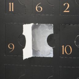 KDMD 12 Days of Christmas Shaped Crystal Advent Calendar in Black - thumbnail 3