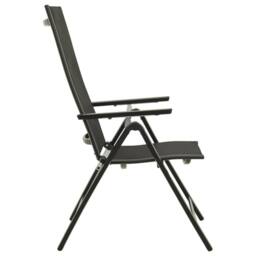 Berkfield Home Soft 7 Piece Garden Dining Set Aluminium Anthracite in Black - thumbnail 9
