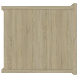 Berkfield Home Bedside Cabinet Sonoma Oak 40x30x30 cm Engineered Wood in Beige - Size: 40 x 30 x 30 cm - thumbnail 5