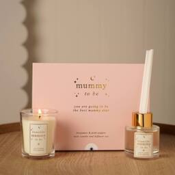 Bambino by Juliana Women's Diffuser & Candle Set Mummy To Be in White - thumbnail 2