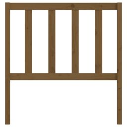 Berkfield Home Bed Headboard Honey Brown 81x4x100 cm Solid Wood Pine - Size: 81 x 4 x 100 cm - thumbnail 4